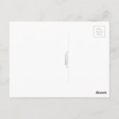 Carte Postale Damas et bleu (Dos)