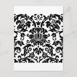 Carte Postale Damas noir et blanc