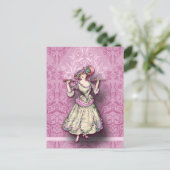 Carte Postale Damask Fleurs sauvages, MARIE ROSETTE (Debout devant)
