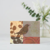 Carte Postale Damask Sparrow (Debout devant)