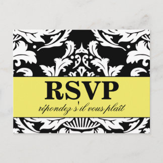 Carte postale damassée traditionnelle