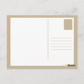 Carte Postale dame (Dos)