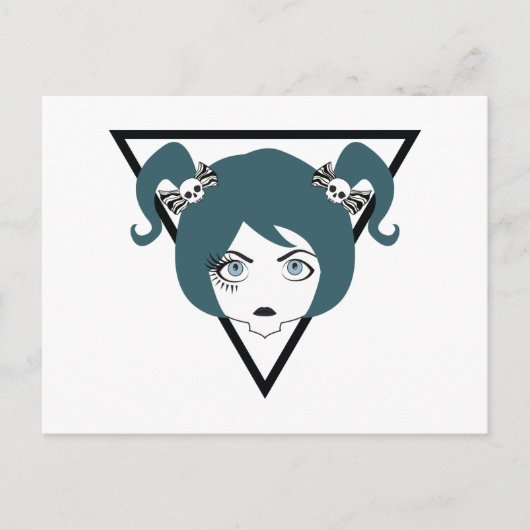 Carte Postale dame (Devant)