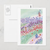 Carte Postale dame (Devant / Derrière)