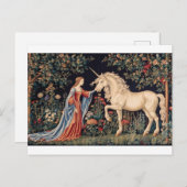 Carte Postale Dame à la licorne (Devant / Derrière)