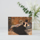 Carte Postale Dame avec les fans Edouard Manet (Debout devant)