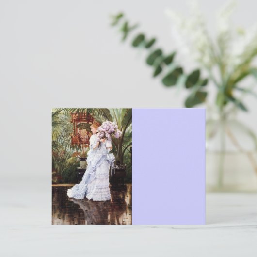 Carte Postale Dame avec Lilacs (Debout devant)