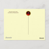 Carte Postale DAME AVEC NOËL CADEAUX ART DÉCO Xmas (Dos)