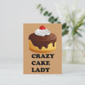 Carte Postale Dame Crazy Cake (Debout devant)