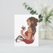 Carte Postale Dame d'automne (Debout devant)