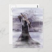 Carte Postale Dame d'Avalon (Devant / Derrière)