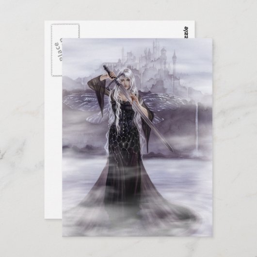 Carte Postale Dame d'Avalon (Devant / Derrière)