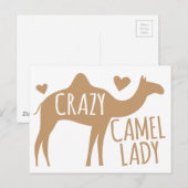 Carte Postale Dame de Camel fou (Devant / Derrière)