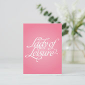 Carte Postale Dame de loisirs 2B (Debout devant)
