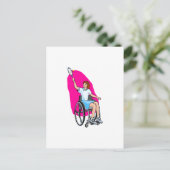 Carte Postale Dame de tennis (Debout devant)