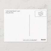 Carte Postale Dame des Roses par Franz Dvorak (Dos)