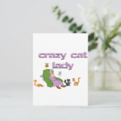 Carte Postale Dame du Crazy Cat (Debout devant)