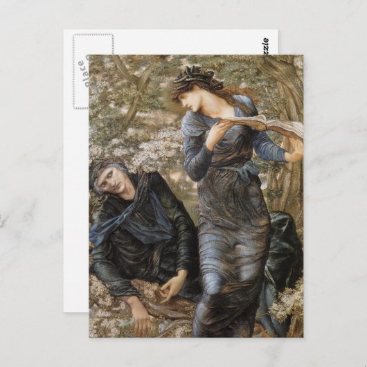 Carte Postale Dame du lac (Devant / Derrière)