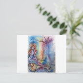 CARTE POSTALE DAME DU LAC (Debout devant)