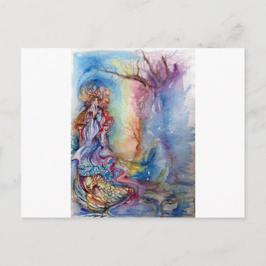 CARTE POSTALE DAME DU LAC (Devant)