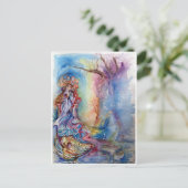 CARTE POSTALE DAME DU LAC (Debout devant)