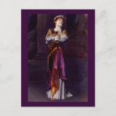 Carte Postale Dame Ellen Terry en tant qu'Imogen - Alma-Tadema (Devant)