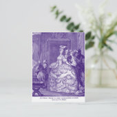 Carte Postale Dame en attente de Marie Antoinette (Debout devant)
