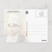 Carte Postale Dame turque en costume traditionnel (Dos)