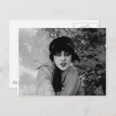 Carte Postale dame vampire (Devant / Derrière)