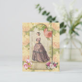 Carte Postale Dame victorienne (Debout devant)