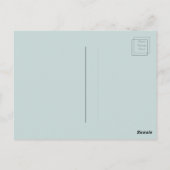 Carte Postale Dame victorienne en Casquette plumé avec roses ros (Dos)