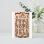 Carte Postale Dame Wonder's Amuse Alphabet (Debout devant)