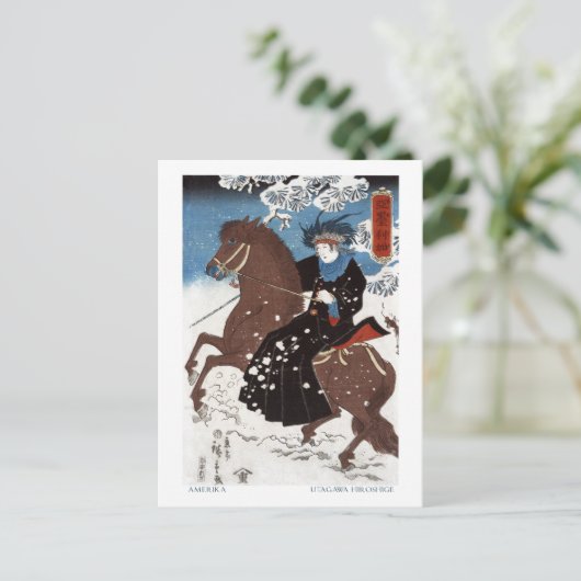 Carte postale d'Amérique (Debout devant)