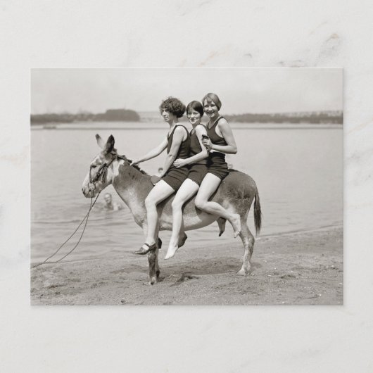 Carte Postale Dames à Arlington Beach, 1924 (Devant)
