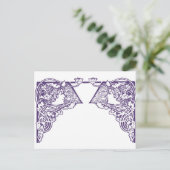 Carte Postale Dames Art Nouveau personnalisables (Debout devant)