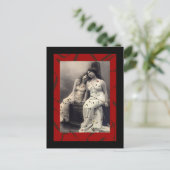 Carte Postale Dames aux cheveux longs image victorienne (Debout devant)