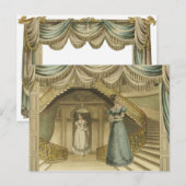 Carte Postale Dames de la Régence dans l'escalier (Devant / Derrière)