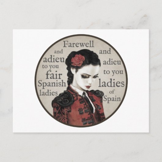 Carte Postale Dames espagnoles (Devant)