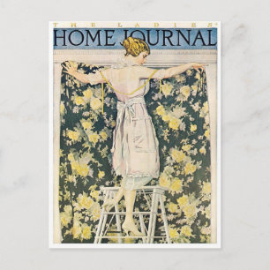 Carte Postale Dames Home Journal 1921 couverture par Coles Phill