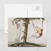 Carte Postale Dames parisiennes à Montmorency, assiette 41 de 'L (Devant / Derrière)