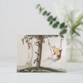 Carte Postale Dames parisiennes à Montmorency, assiette 41 de 'L (Debout devant)