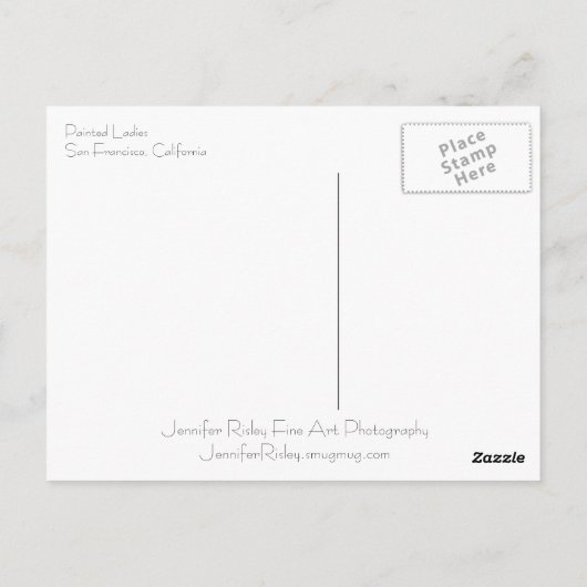 Carte postale Dames Peintes (Dos)