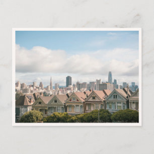 Carte Postale Dames Peintes San Francisco Victoriens Toit Terras