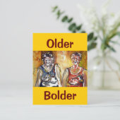 Carte Postale Dames plus âgées (Debout devant)