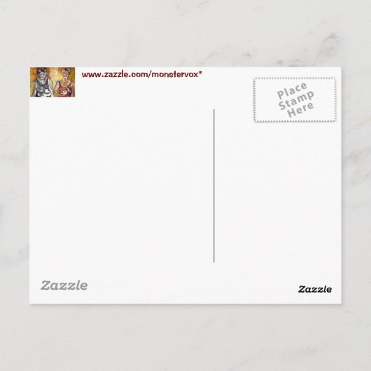 Carte Postale Dames plus âgées (Dos)