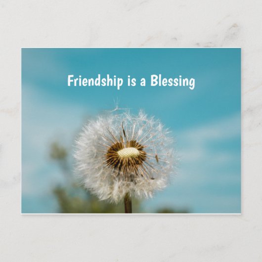 Carte postale d'amitié pour vous dire que vous ête (Devant)