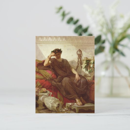 Carte Postale Damocles, 1866 (Debout devant)