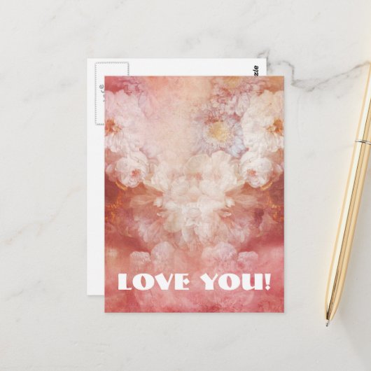 Carte postale d'amour (Devant/Arrière en situation)