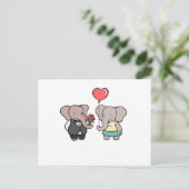 carte postale d'amour (Debout devant)