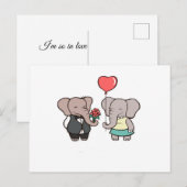 carte postale d'amour (Devant / Derrière)
